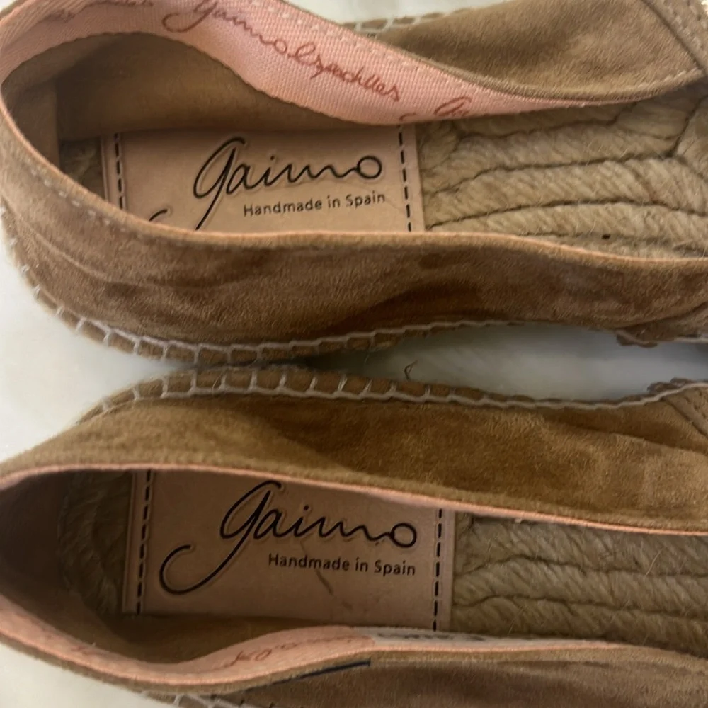 Gaimo‎ sequin and suede espadrilles